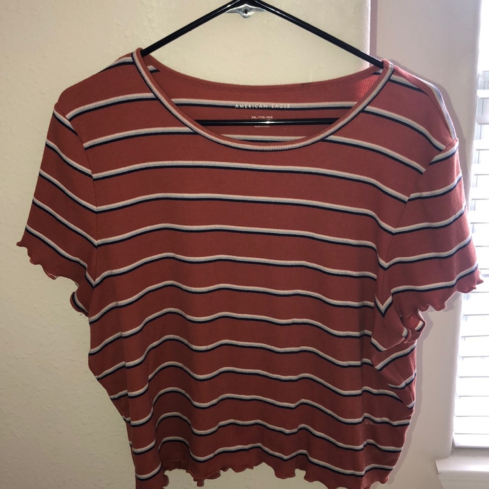 American Eagle Ribbed Crewneck